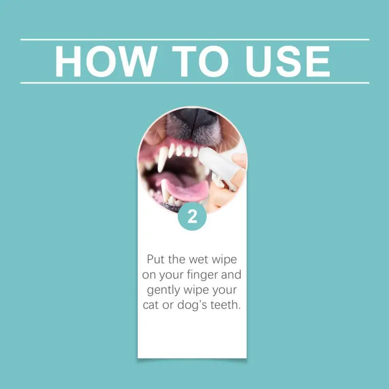 Yegbong Cat & Dog Tooth Cleaning Gloves - Tartar Removal, Oral Care, Freshen Breath - Image 6