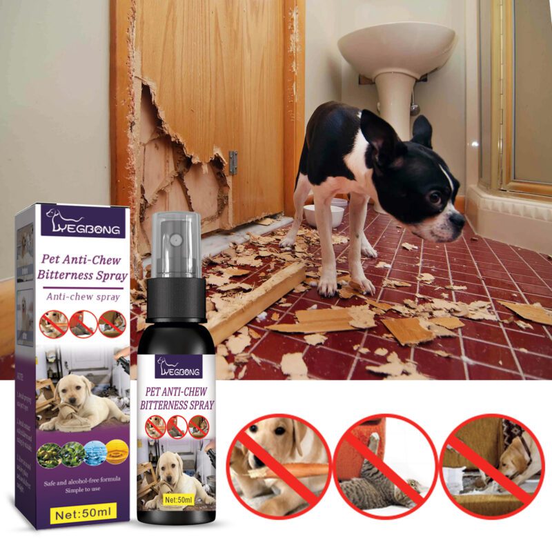Yegbong Anti-Chewing Bitter Spray for Dogs & Pets - Deter Chewing and Scratching - Image 2