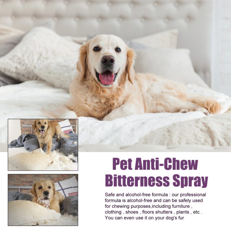 Yegbong Anti-Chewing Bitter Spray for Dogs & Pets - Deter Chewing and Scratching - Image 3