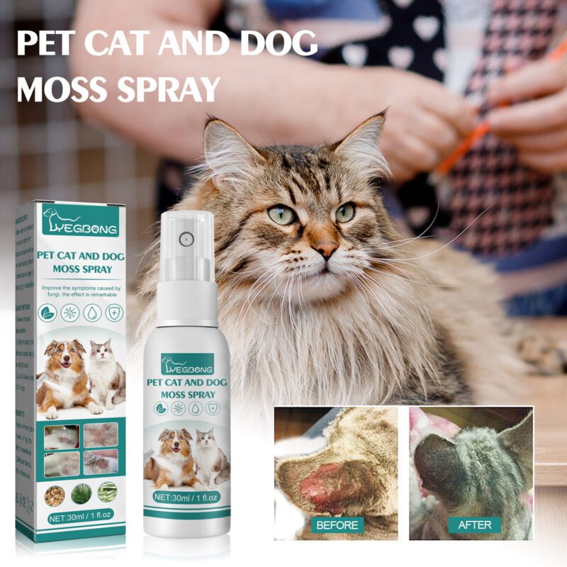 Yegbong Pet Skin Care Spray for Cats & Dogs - Soothe Itchy Skin and Redness - Image 2