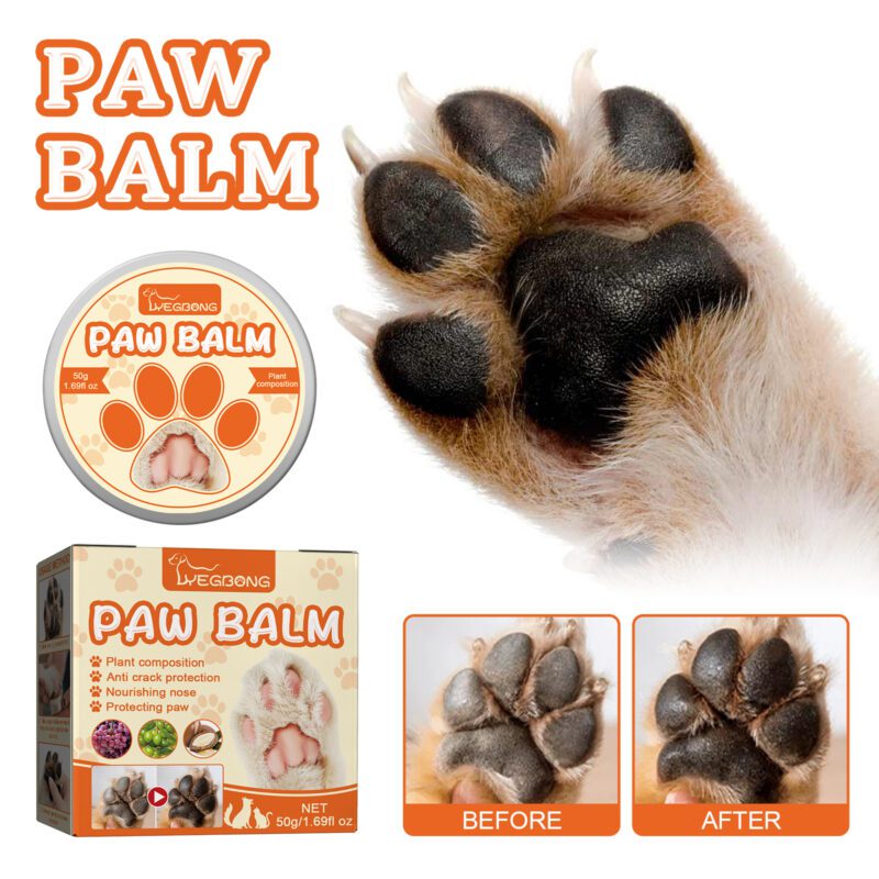 Yegbong Pet Paw Balm for Cats & Dogs - Moisturizing Repair Cream for Dry, Cracked Paws - Image 2