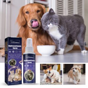 Yegbong Pet Anti-Itch Spray - Soothing Skin & Fur Cleaner with Anti-Mite Formula