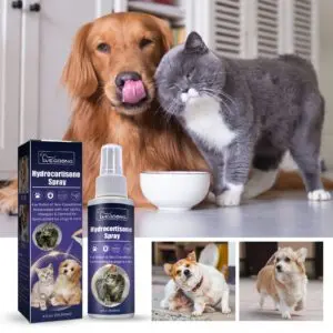 Yegbong Pet Anti-Itch Spray - Soothing Skin & Fur Cleaner with Anti-Mite Formula