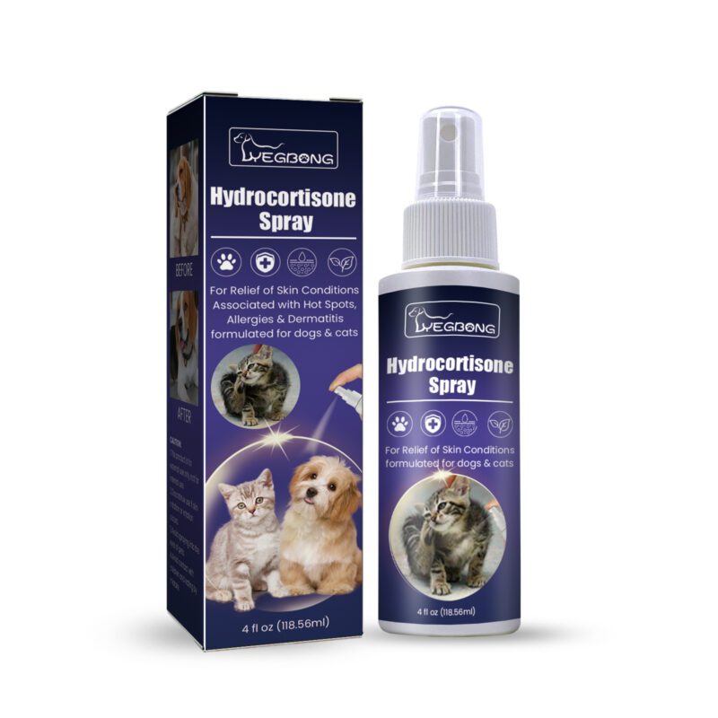 Yegbong Pet Anti-Itch Spray - Soothing Skin & Fur Cleaner with Anti-Mite Formula - Image 2