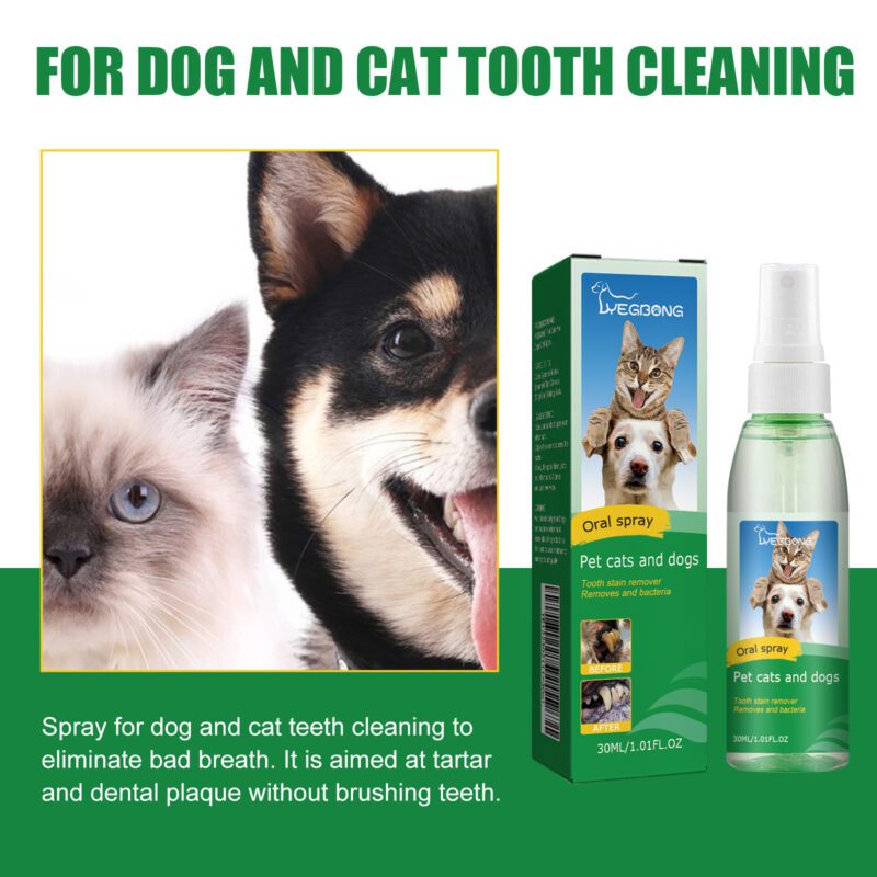 Yegbong Oral Deodorizing Spray for Cats and Dogs - Teeth Cleaning and Fresh Breath - Image 5