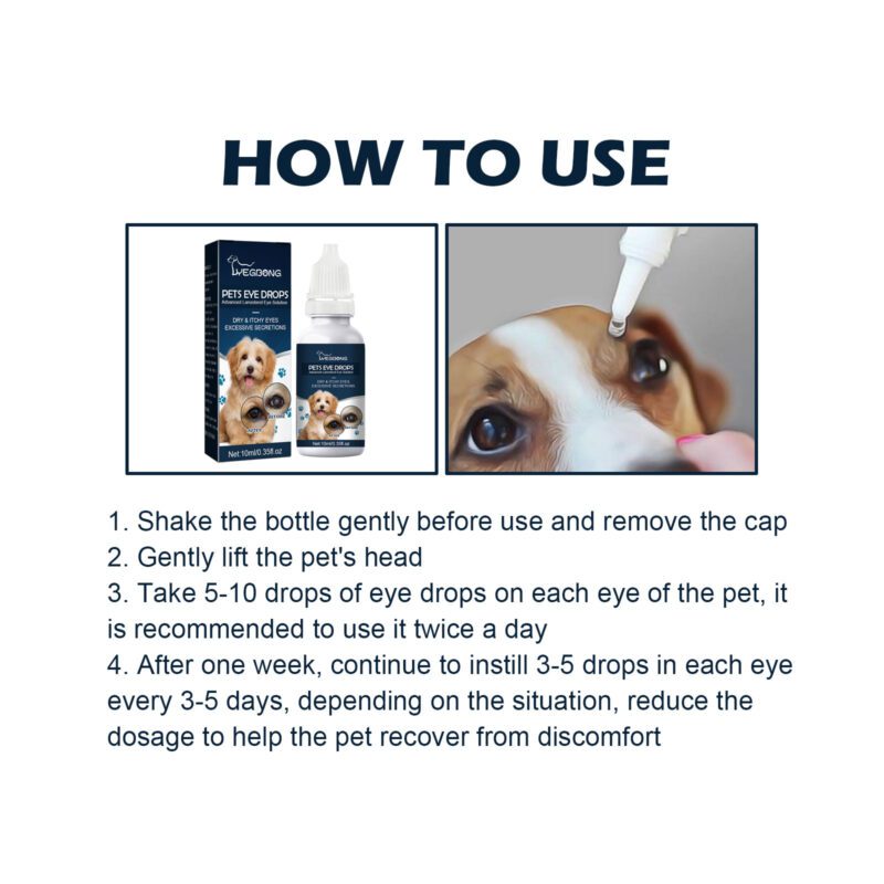 Yegbong Gentle Eye Drops for Cats & Dogs: Tear Stain Remover & Itchy Eye Relief - Image 6