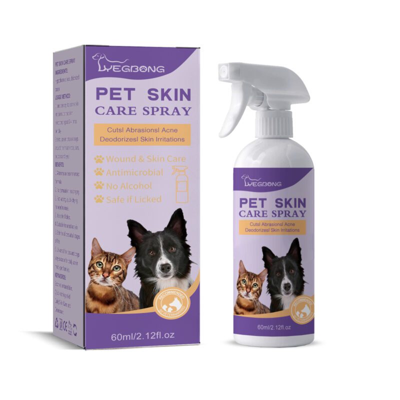Yegbong Pet Skin Relief Spray for Dogs & Cats - Anti-Itch Soothing Spray, Gentle Cleaning & Care - Image 2