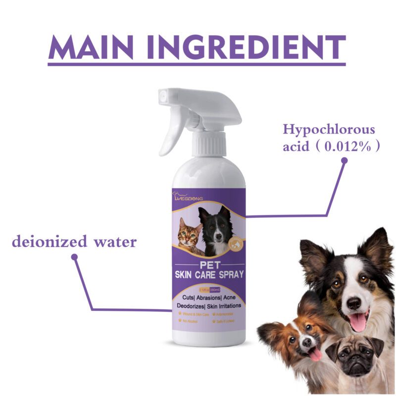 Yegbong Pet Skin Relief Spray for Dogs & Cats - Anti-Itch Soothing Spray, Gentle Cleaning & Care - Image 5