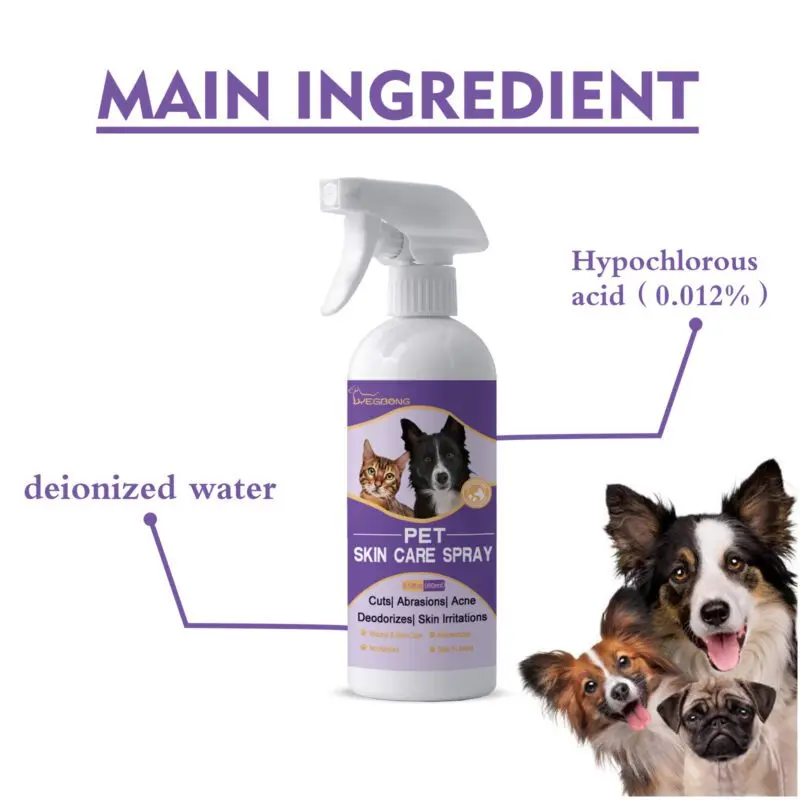 Yegbong Pet Skin Relief Spray for Dogs & Cats - Anti-Itch Soothing Spray, Gentle Cleaning & Care - Image 5