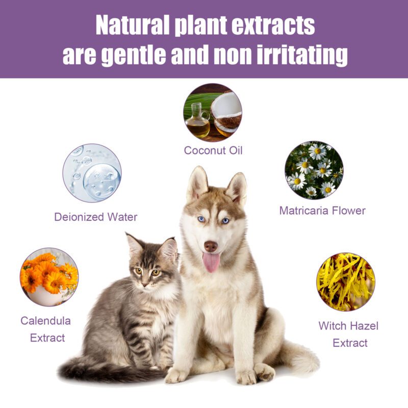 Yegbong Gentle Ear Cleaner Drops for Dogs and Cats - Remove Earwax & Odors - Image 5