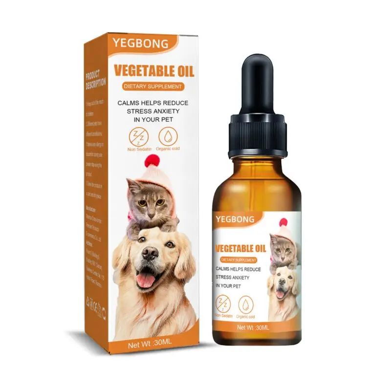 Yegbong Pet Calming Essential Oil Blend for Cats and Dogs - Bitter Orange and Mint