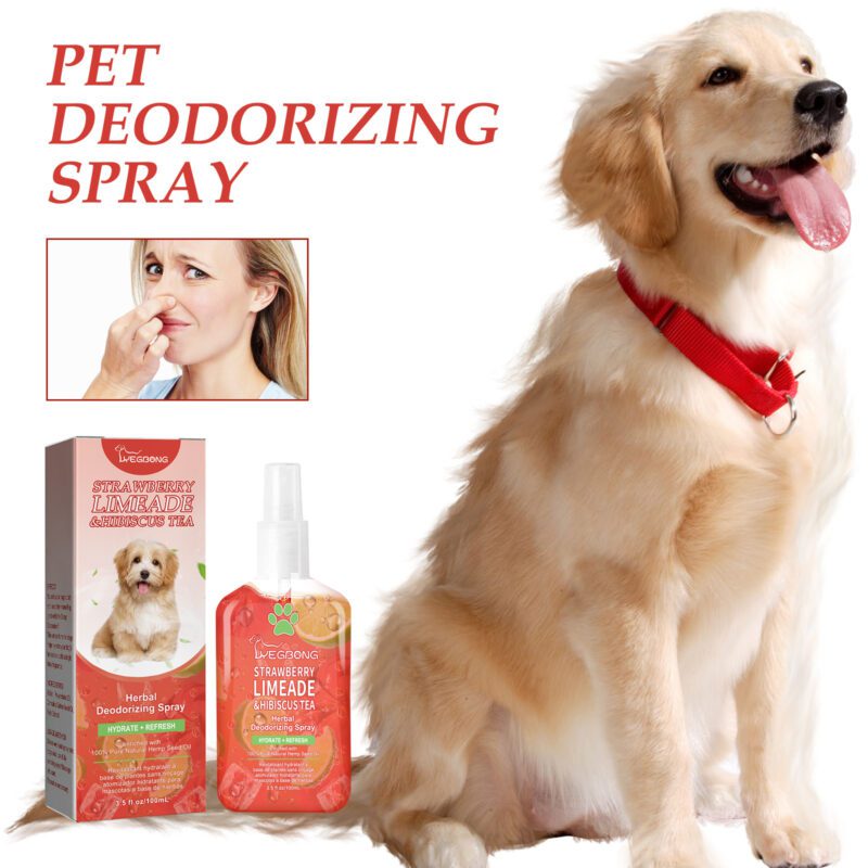 Yegbong Pet Deodorant Spray for Cats and Dogs: Long-Lasting Fragrance & Odor Eliminator