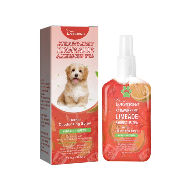 Yegbong Pet Deodorant Spray for Cats and Dogs: Long-Lasting Fragrance & Odor Eliminator - Image 2