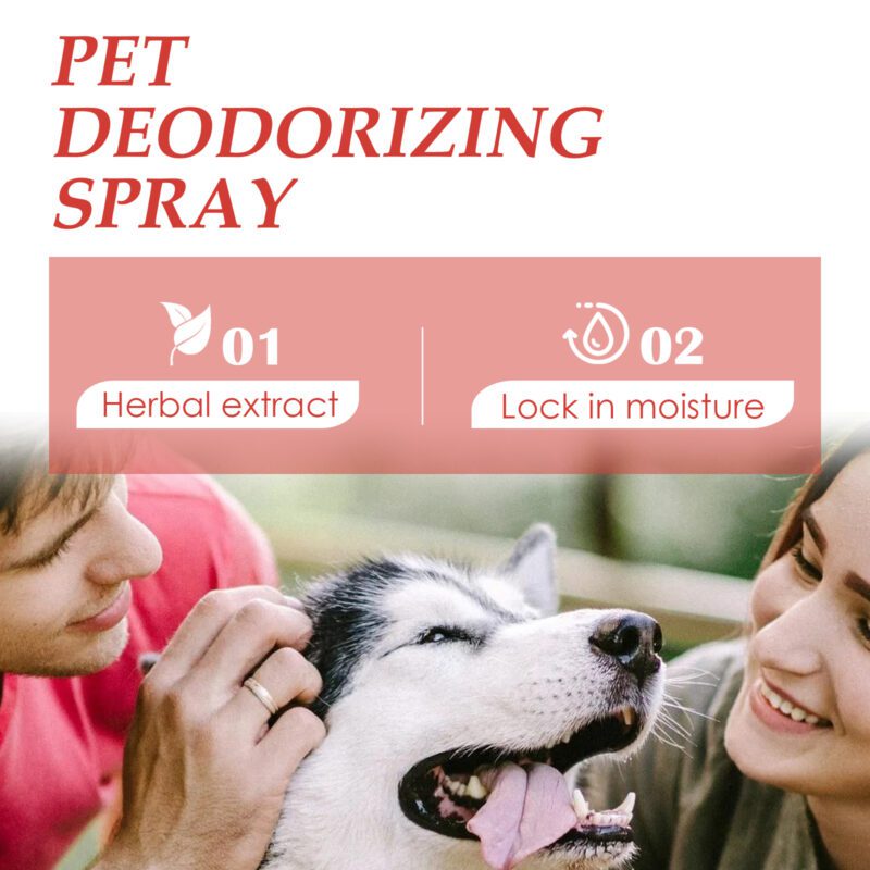 Yegbong Pet Deodorant Spray for Cats and Dogs: Long-Lasting Fragrance & Odor Eliminator - Image 4