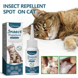 Yegbong Pet Flea & Tick Defense Drops - Natural Topical Treatment for Cats & Dogs