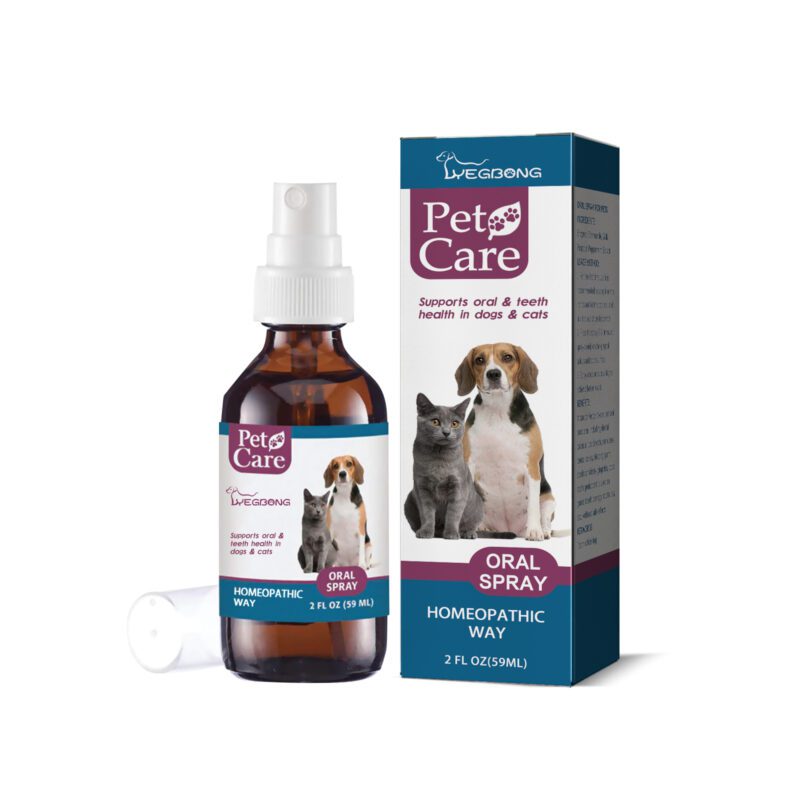 Yegbong Pet Oral Care Spray for Cats & Dogs - Tartar Control, Bad Breath Freshener, Mouth Cleaning - Image 2