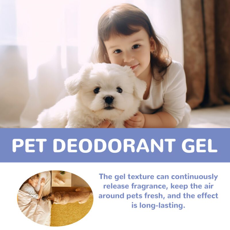Yegbong Pet Deodorant Gel for Cats & Dogs - Odor Eliminator & Air Freshener - Image 4