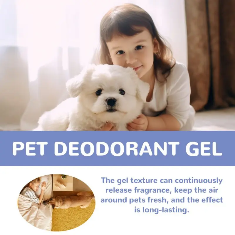 Yegbong Pet Deodorant Gel for Cats & Dogs - Odor Eliminator & Air Freshener - Image 4