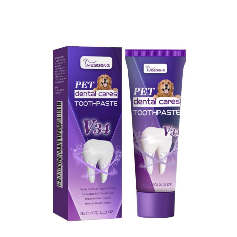 Yegbong Pet V34 Toothpaste for Bad Breath, Tartar Control & Gum Care
