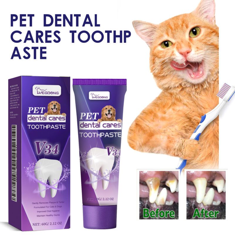 Yegbong Pet V34 Toothpaste for Bad Breath, Tartar Control & Gum Care - Image 4