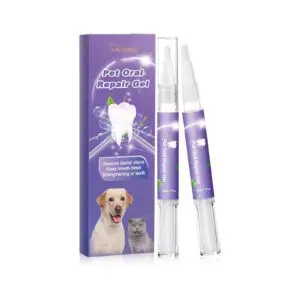 Yegbong Pet Oral Care Gel (2-Pack) for Dog & Cat Teeth Stains - Promotes Oral Health