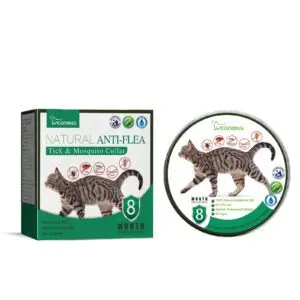 Yegbong Natural Flea and Tick Repellent Collar for Pets - Waterproof, Adjustable