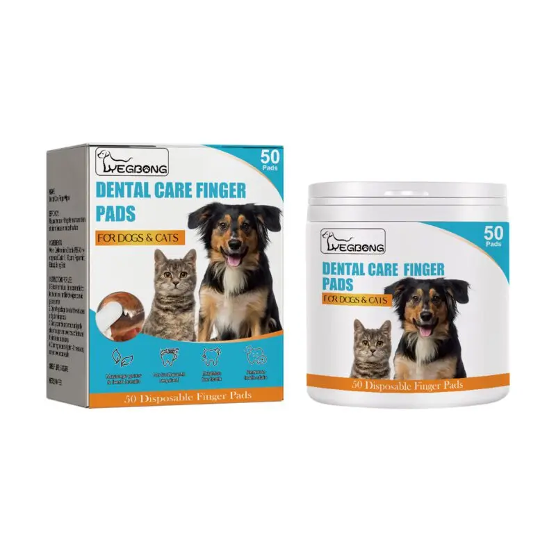 Yegbong Dog and Cat Dental Cleaning Gloves - Freshen Breath, Reduce Plaque & Tartar - Image 2