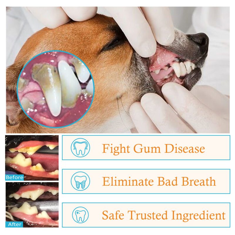 Yegbong Dog and Cat Dental Cleaning Gloves - Freshen Breath, Reduce Plaque & Tartar - Image 4