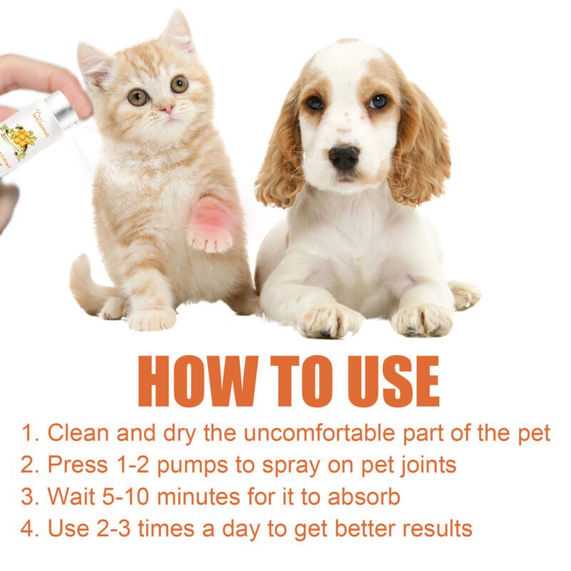 Yegbong Pet Joint Support Spray - For Joint Discomfort and Muscle Care in Pets - Image 6