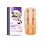 Yegbong Pet Toothbrush and Tongue Cleaner Set - Stain Removal, Oral Health Care