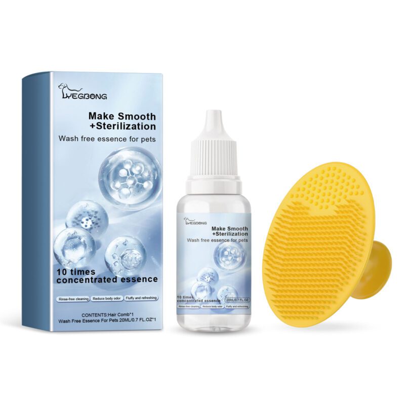 Yegbong Pet Leave-In Serum Set for Cats & Dogs: Gentle Cleansing & Nourishing