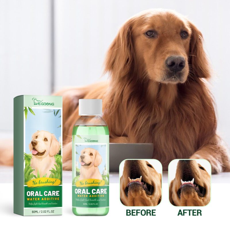 Yegbong Pet Fresh Breath & Teeth Cleanser Water Additive for Dogs and Cats - Oral Care Solution - Image 2