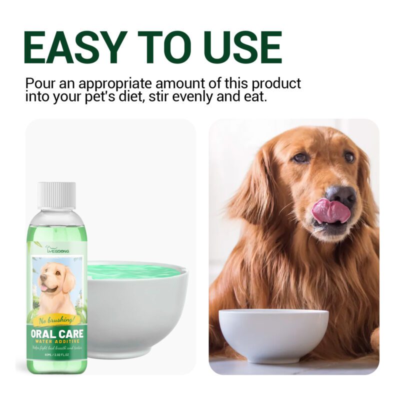 Yegbong Pet Fresh Breath & Teeth Cleanser Water Additive for Dogs and Cats - Oral Care Solution - Image 6