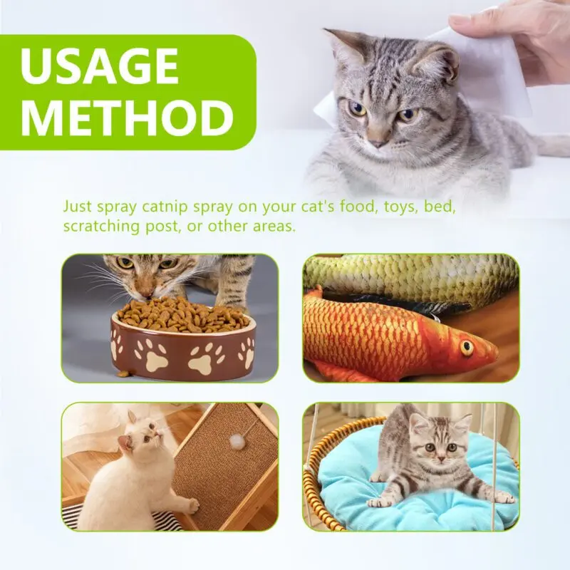 Yegbong Catnip Calming Spray for Cats - Soothe Anxiety and Promote Relaxation - Image 6