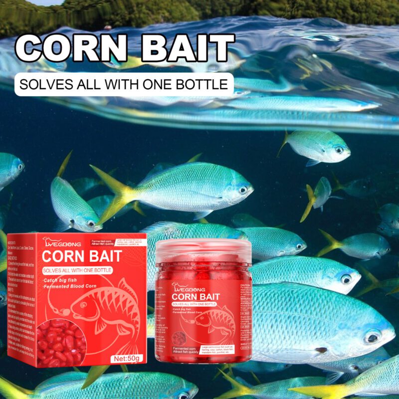 Yegbong Portable Corn Fish Bait - Reservoir Fishing Lure & Fish Primer