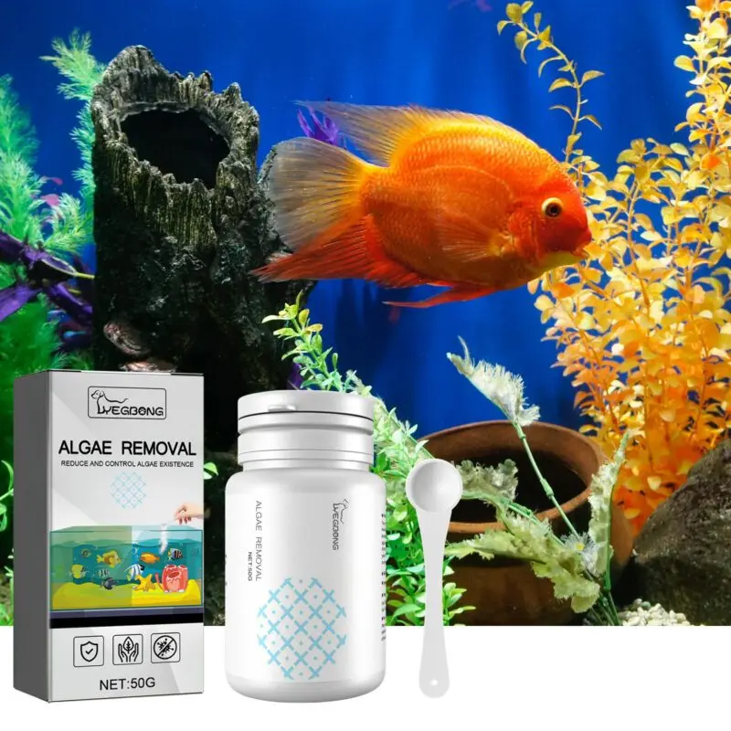 Yegbong Dealgal Aquarium Algae Remover - Fish Tank Cleaner for Moss and Green Water Control - Image 2