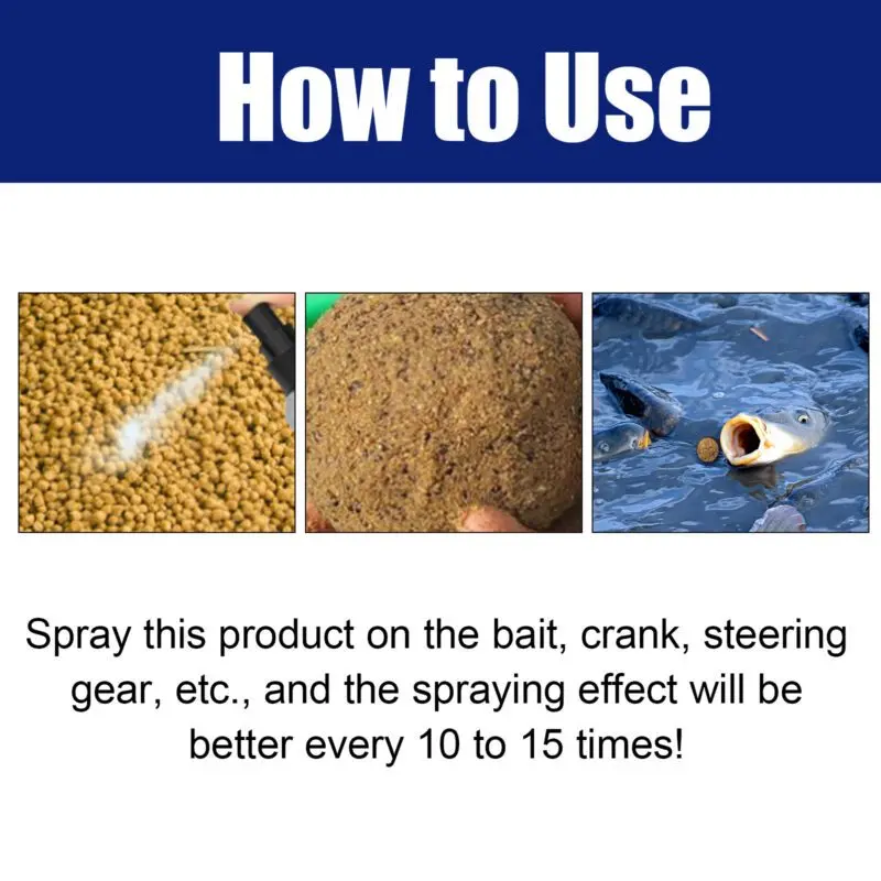 Yegbong Fish Bait Spray - Lake Reservoir Fishing Attractant for Carp Tilapia Tuna - Image 5