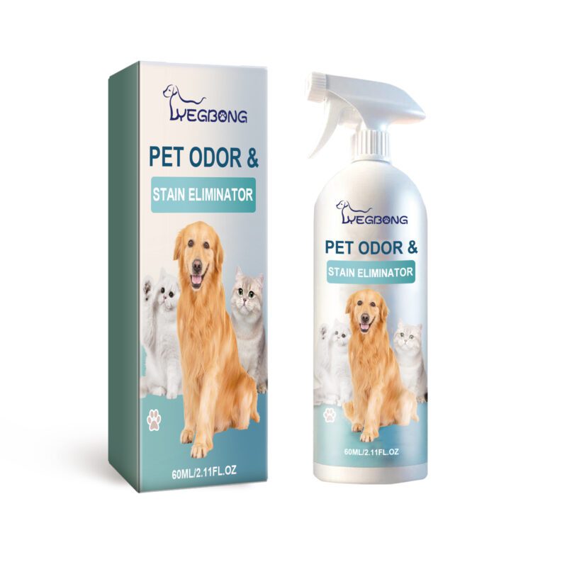 Yegbong Pet Odor & Stain Eliminator for Dogs and Cats - Indoor Fresh Deodorizer