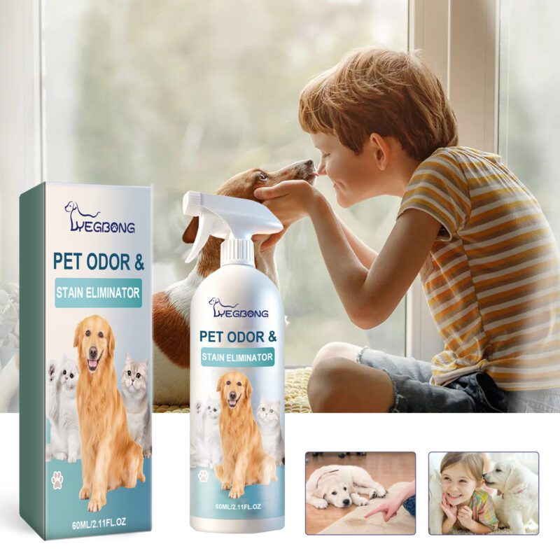 Yegbong Pet Odor & Stain Eliminator for Dogs and Cats - Indoor Fresh Deodorizer - Image 2
