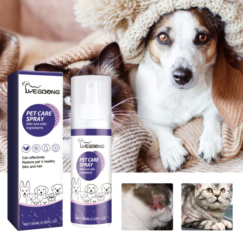 Yegbong Pet Skin Care Spray for Dogs & Cats - Anti-Itch & Skin Relief - Image 2