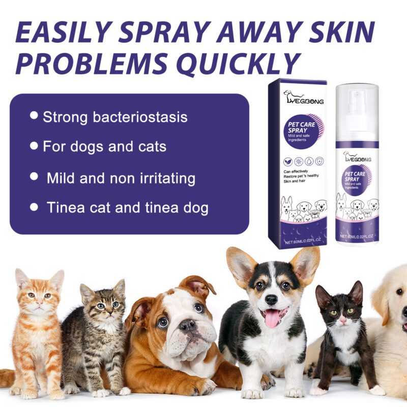 Yegbong Pet Skin Care Spray for Dogs & Cats - Anti-Itch & Skin Relief - Image 4