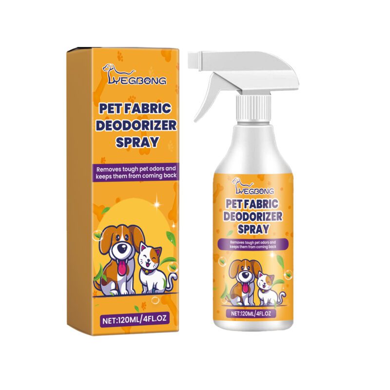 Yegbong Pet Fabric Deodorizer Spray - Eliminate Pet Odors from Sofas, Carpets & Air