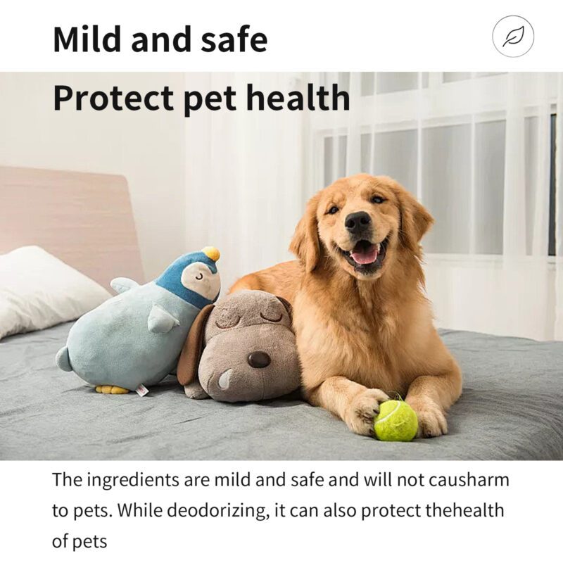 Yegbong Pet Fabric Deodorizer Spray - Eliminate Pet Odors from Sofas, Carpets & Air - Image 3