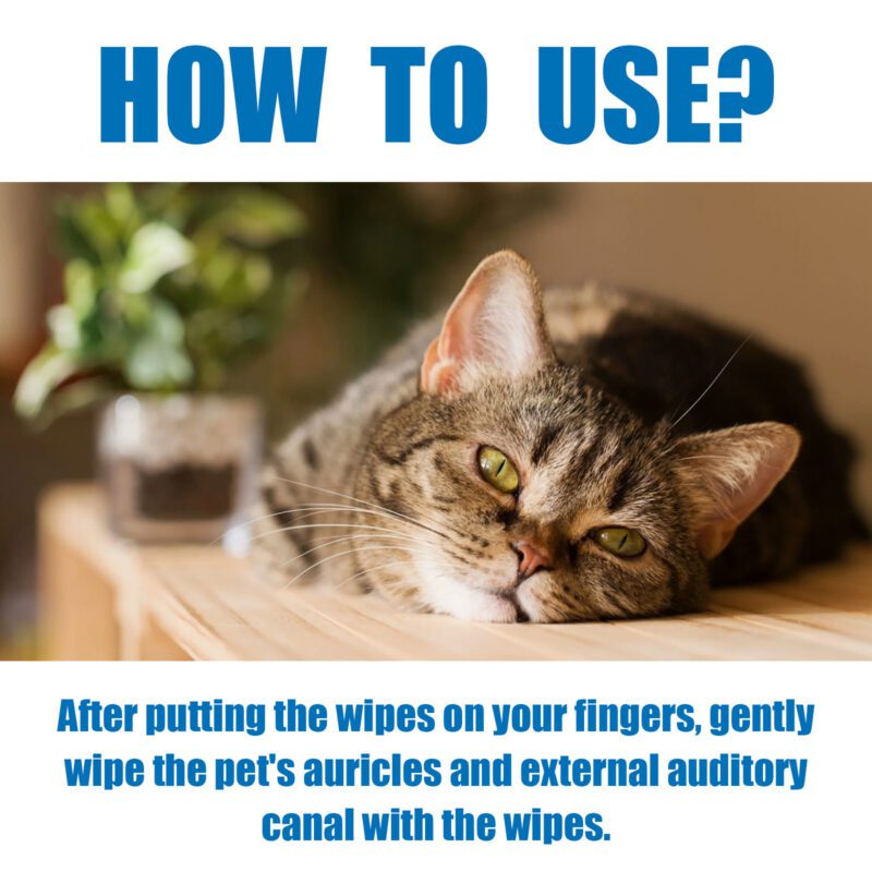 Yegbong Pet Ear Cleaning Finger Wipes - Gentle Finger Covers for Ear Wax Removal - Image 6