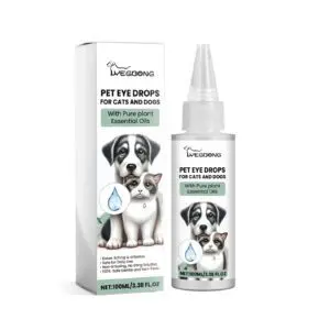 Yegbong Gentle Pet Eye Drops for Cats & Dogs - Tear Stain and Dirt Remover