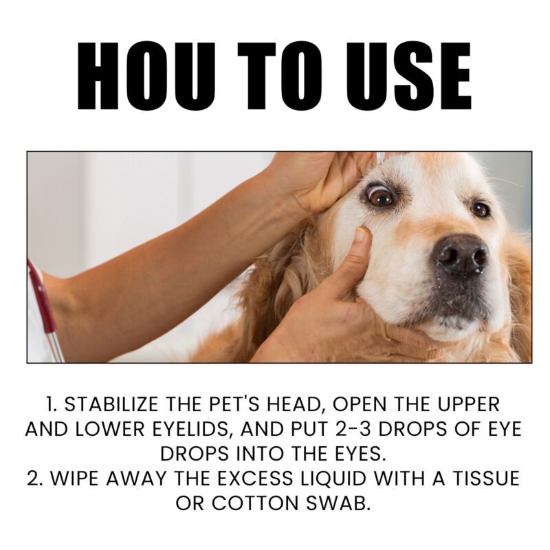 Yegbong Gentle Pet Eye Drops for Cats & Dogs - Tear Stain and Dirt Remover - Image 6