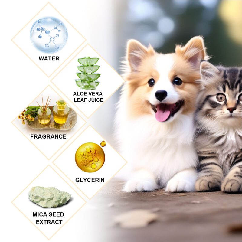 Yegbong Gentle Cleansing Pet Shampoo for Cats & Dogs, 300g - Silky Smooth Fur - Image 5