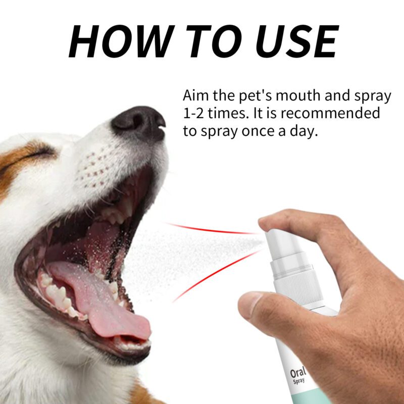 Yegbong Pet Mint Fresh Breath Spray for Dogs and Cats - Reduce Bad Breath, Oral Care - Image 6