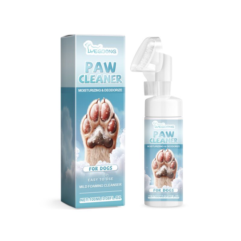 Yegbong Dog Paw Cleaner No-Rinse Foam - Gentle Effective Paw Care