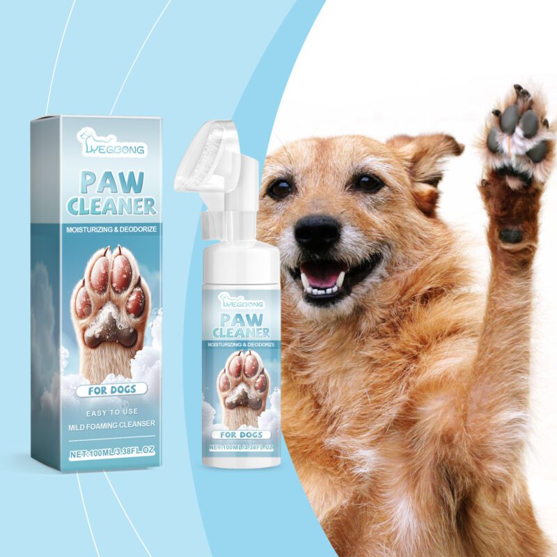 Yegbong Dog Paw Cleaner No-Rinse Foam - Gentle Effective Paw Care - Image 2
